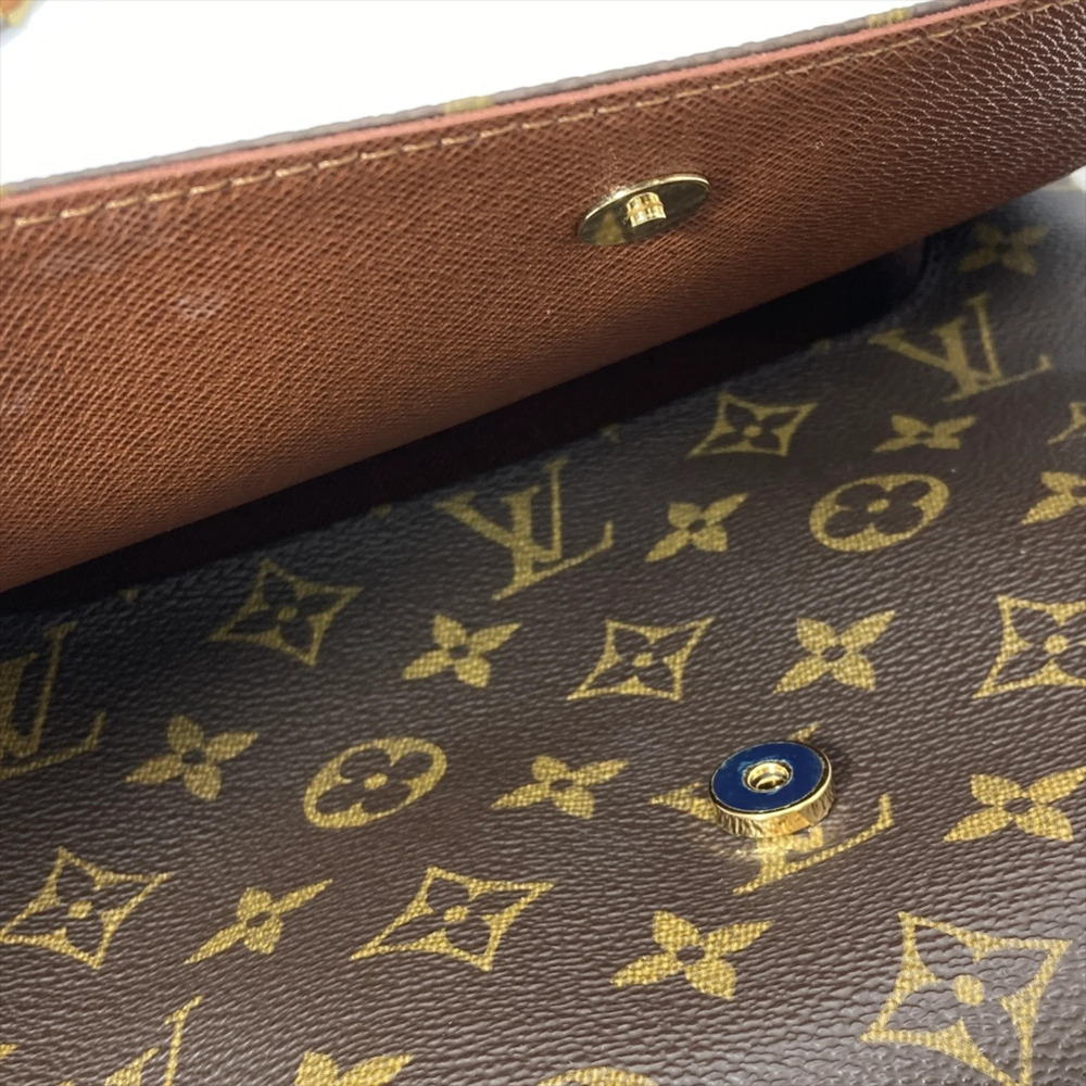 LOUIS VUITTON Brown Monogram Canvas Shoulder Bag - Picture 7 of 12